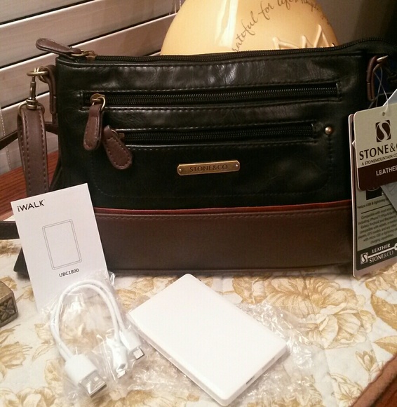 stone mountain purse with charger
